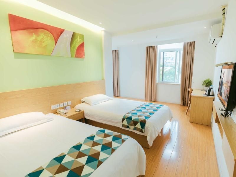 Shell Shanghai Jiadingbei Subway Station Shuping Road Hotel Exterior photo